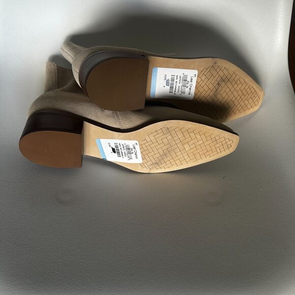 Cole Haan Beige Leather Ankle Booties - Picture 3 of 3